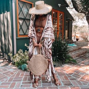 Boho Bohemian Handmade Hand Dyed Kimono